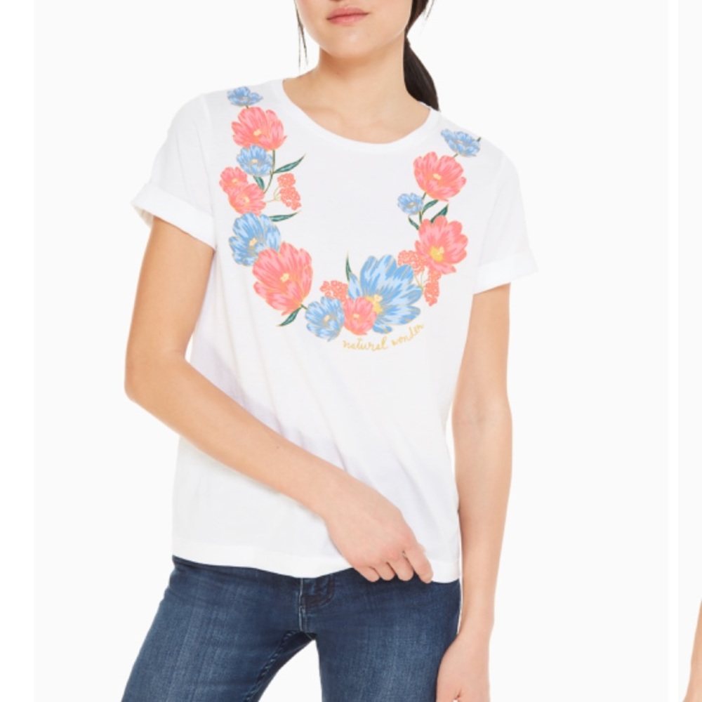 Kate Spade natural wonder tee